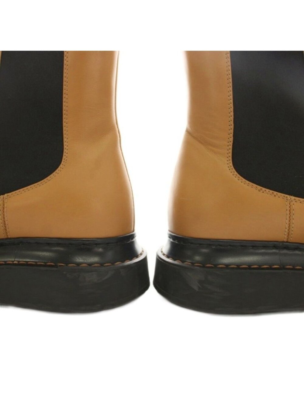 Loewe Leather Chelsea Boots Side Gore 37 Brown - Picture 6 of 8